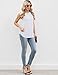 AURUZA Tank Tops for Women, Crewneck Loose Fit Basic Going Out Clothes Womens Fashion Casual Summer Sleeveless Shirts, L, White