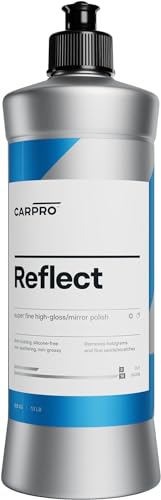 CARPRO Reflect High Gloss Finishing Polish - Reflective & Glossy Finish Without Durable Fillers, Silicones, Waxes, Polymers, or Teflon - Body Shop Safe, No Dusting. Rotary & Dual Action - 500mL (17oz)