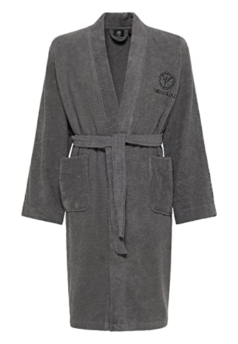 Carlo Colucci Bademantel Vito für Herren aus weichem Baumwoll-Frottier,...