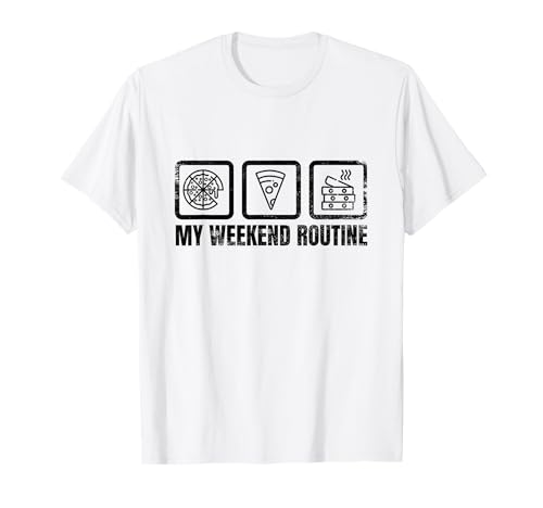 Pizza Weekend Pizza Eater Comida Italiana Camiseta