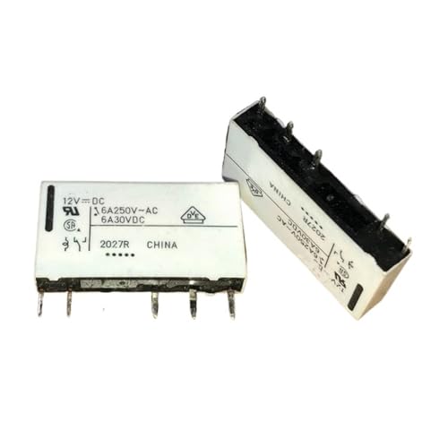 Relé de 5 pines LYCA012Y 12V con conmutación eficiente de 6A para automatización