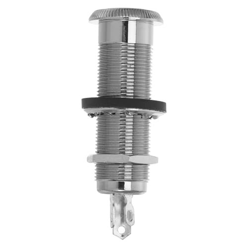 Abaodam 1/4 Guitar Bass Short Leg Insert Jack Socket Stereo/mono 6.35mm Barrel Guitar Tail Pin Output