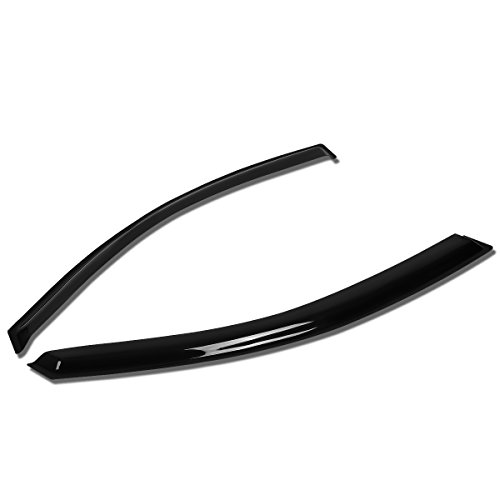 Auto Dynasty Compatible with Titan King Cab 2pcs Tape-On Window Visor Deflector Rain Guard