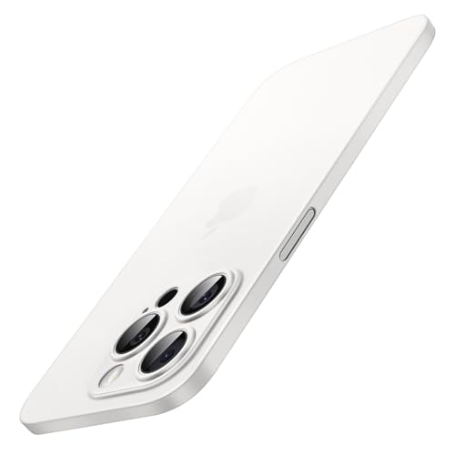 JETech 0,6mm Ultra Dünn Hülle für iPhone 15 Pro 6,1 Zoll, Kameraobjektivabdeckung, Leicht Matt Finish PP Material Hard M...