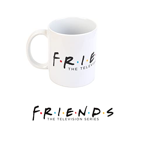 Grupo Erik Kaffeetasse, Logo Friends Tasse, Kafeetasse aus Keramik für ein besseres Geschmack, Teetasse 350 ml
