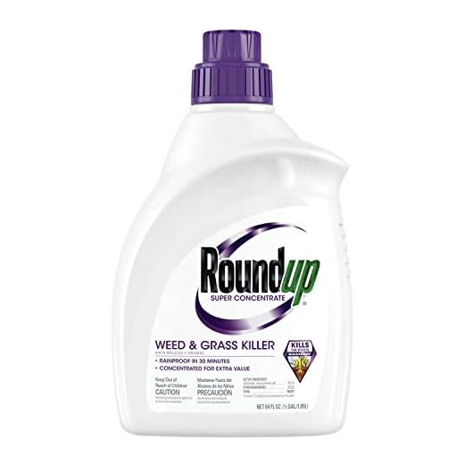 Roundup Super Concentrate Weed & Grass Killer - Includes Easy Measure Cap, 0.5 gal.