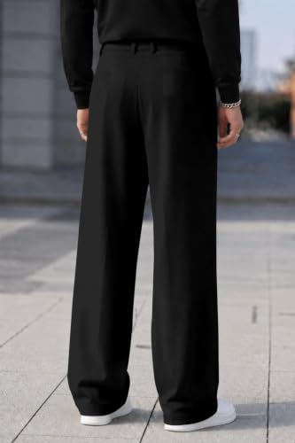 FTX Store FTX Men Relaxed Fit Korean Trouser Black - Image 3