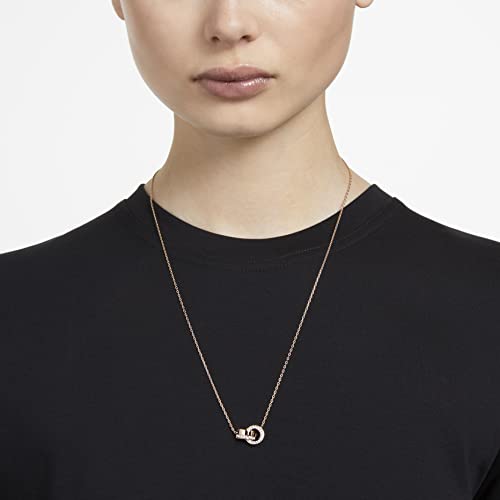 Swarovski Hollow Collection Interloocking Loop Pendant Necklace4