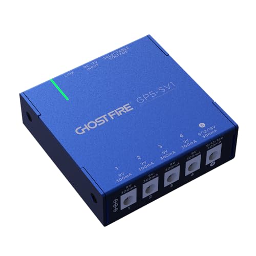 Bloc d'alimentation Ghost Fire GP5-SV1 éliminez les bruits de masse de vos pédales