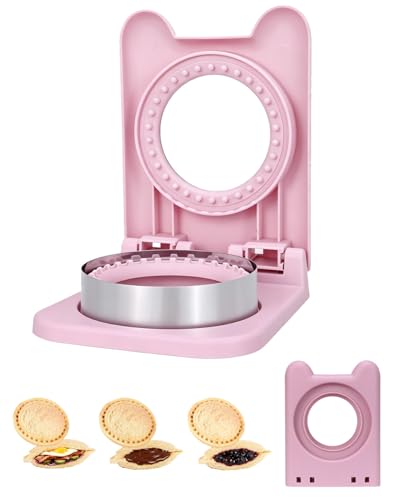 CHICHAUS Uncrustable Sandwich Maker,Sandwiches Pocket Circle Shape 3.7Inch Sandwich Cutter and Sealer,Sandwich Cutter for Kids Breakfast and lunchboxes