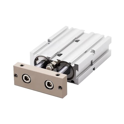 Cylindre pneumatique alésage 32 mm course 35mm vérin aluminium double effet - 4