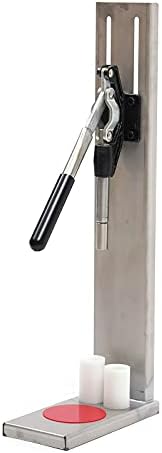 Stainless Steel Manual Wine Bottle Corker, Handheld Capper Tool with 2 POM Inserts for Home Brewing, Hotels and Parties