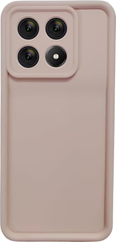 Image of Scalebee Back Cover for Poco X6 Pro 5G / Mi Redmi K70E 5G | Full Camera Protection | Liquid Silicon Case | Flexible Bumper Case for Poco X6 Pro 5G / Mi Redmi K70E 5G (Light Pink)