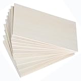 15 Stück Sperrholzplatte 1.5mm, Holzplatte, Sperrholz Balsaholz Platten Balsa Holzblätter Balsabretter Dünne Blätter aus Balsaholz Für Holz zum basteln DIY-Modellkunsthandwerk (200x100x1.5mm)
