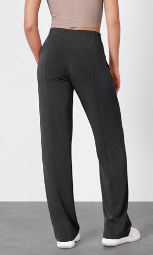 ODODOS Women's Modal Soft Wide Leg Pants with Pockets Adjustable Shockcord High Waist Casual Lounge Pants-27/29/31" Inseam4