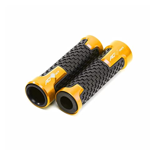 Poignées de guidon moto et capuchons orange ou noir pour look ADV150