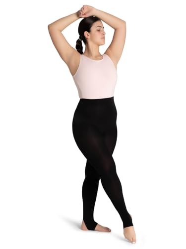 Image of Capezio womens Ultra Soft Self Knit Waistband Stirrup TightTight