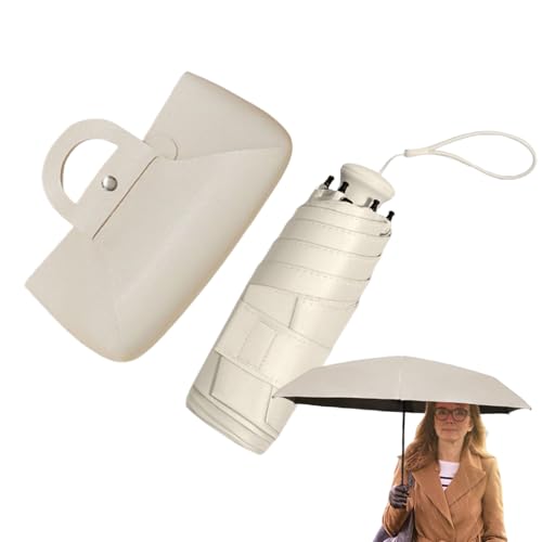 Glugahrif Paraguas De Viaje Resistentes Al Viento - Sombrilla Plegable Protectora Solar - Sombrilla Impermeable Ligera Para Senderismo Conciertos Camping Eventos Al Aire Libre