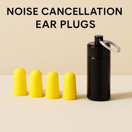 Image of Aseem Ultra Soft Foam Ear plugs for noise cancellation, Ultra Comfortable Premium Noise Reducing ear plugs for sleeping, Loud Sound Reduction, 36 dB Noise Reduction, 60 Pair