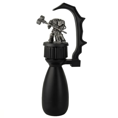 Miniature Painting Handle with Stabiliser Bar & Magnetic Base - 360 Rotating Model Holder with Finger Rest for Wargaming D&D & Figures - Anti-Shake Support for High Precision Details