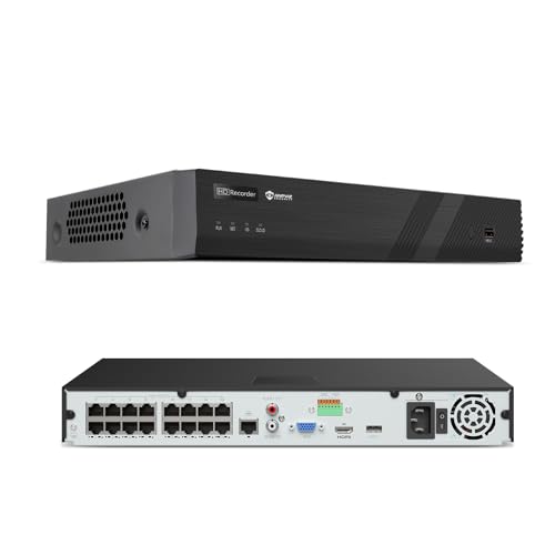 Anpviz 12MP 16CH PoE NVR for Home Security Camera System, NO HDD