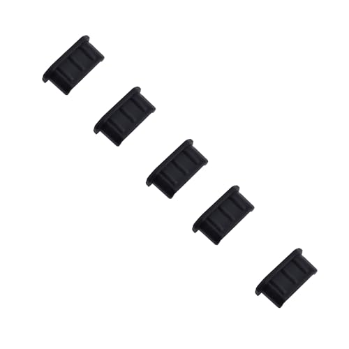 Image of 5 PCS Mini-HDMI Port Anti-dust Plugs, Silicone Covers Caps Stoppers, Port Protector for TV Computer Digital Socket Printer, 0.39 x 0.1 (LxW)