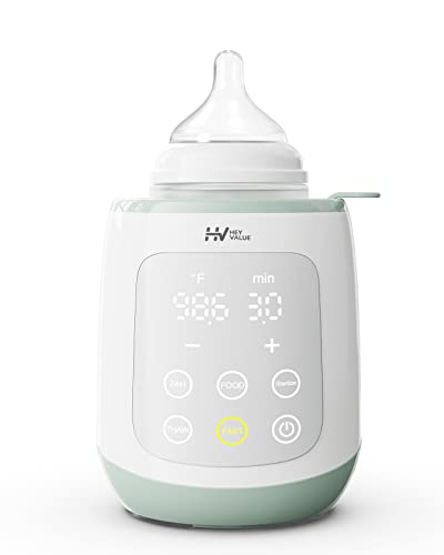Image of Bottle Warmer, 10-in-1 Fast Baby Bottle Warmer for Breastmilk or Formula with Timer, IMD LED Display, Accurate Temperature Control, Automatic Shut-Off, BPA-Free, Bottle Warmers for All Bottles (Green)