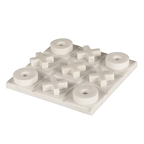 Tablero de Juego Tic Tac Toe de Mármol Natural miniatura 1