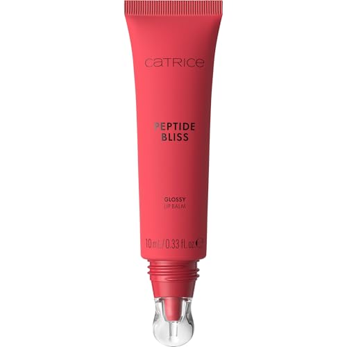 Catrice Peptide Bliss Glossy Lip Balm 030 Dew Not Disturb, baume à lèvres rouge vif et froid, brillant, aux peptides, lèvres plus pulpeuses, 10 ml