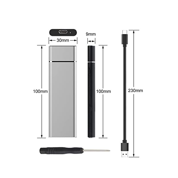 ErLaLa Portable,Externe Festplatte,Externe Festplatte,Festplatte,mobiler Speicher,Mobiles Solid-State-Laufwerk… – Bild 5