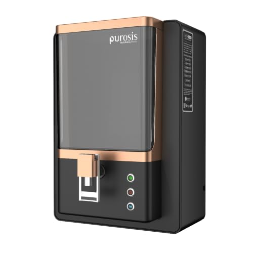 Image of Aquameta Water Purifier | 9 L Storage Tank | Advanced Water Purification System | Black Copper