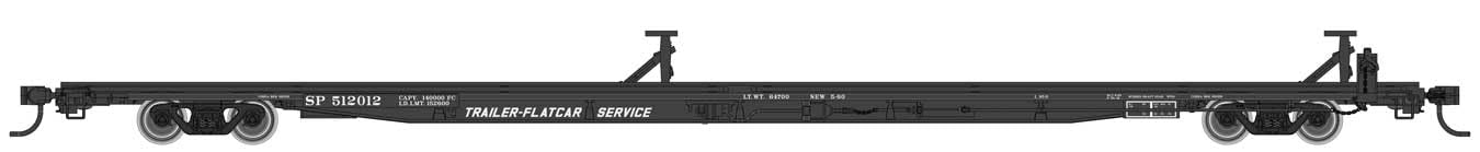 Walthers Mainline 910-5531 HO Scale 85' General American G85 Flatcar - Ready to Run - Southern Pacific(TM) #512012