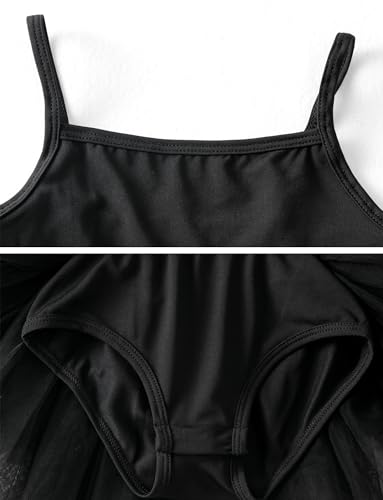 Happy Cherry Girls Slim Dancewear Dança Ballet Vestido Sem Mangas Collant com Renda Tutu Saia Linda