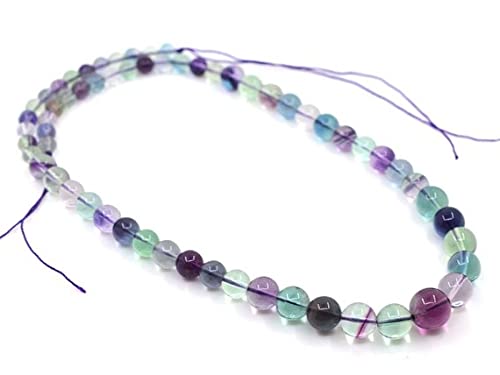 Perles Flourite rondes LKBEADS créer vos colliers bohèmes chic en pierres naturelles