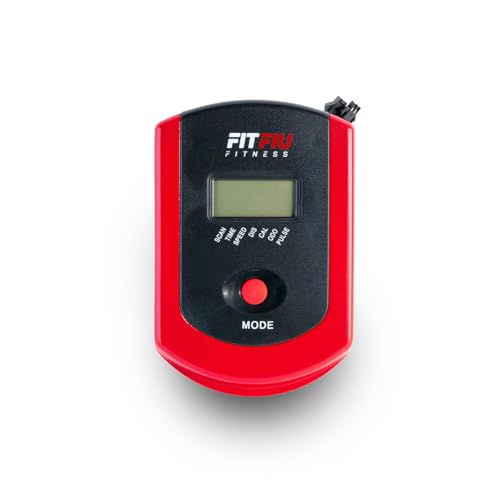 Fitfiu Fitness Display LCD para Bicicleta Indoor BESP-70, Pantalla Multifunción Compatible, Monitor Universal para Bicicleta Estática