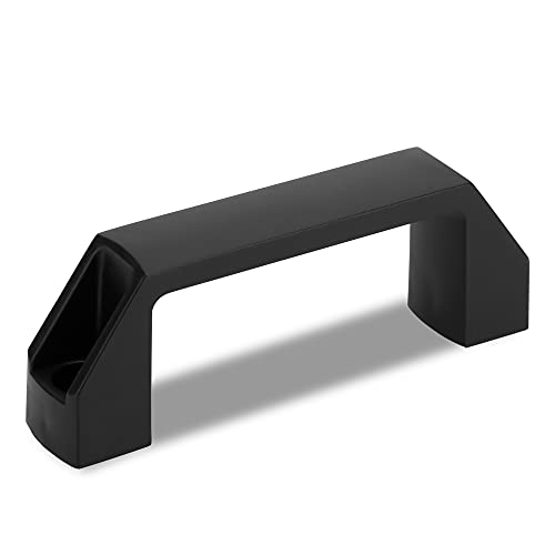 Intirilife Poignée en Plastique Espacement des Trous 90 mm - Poignée en Arc Poignée de Transport Poignée de Rechange en Noir Cover