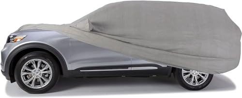 Image of AEGIS All Weather Protection N-Series Grey Car Cover for Lexus LX | Anti Dust, 100% Waterproof, Durable, Heat Resistant, UV Proof - Triple Stitched Elastic Grip with Mirror Pocket