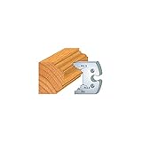  204 : jeu de 2 fers petit bois 50 mm pour porte outils entr axe 24 mm