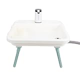 RiToEasysports Outdoor-Waschbecken, Tragbares, Leicht zu Reinigendes Waschbecken mit Elektrischer Wasserpumpe für Camping-Gartenaktivitäten