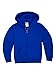 Jerzees boys Fleece Sweatshirts, Hoodies & Sweatpants Hooded Sweatshirt, Full Zip - Royal Blue, Medium US