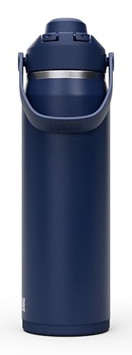 Image of CamelBak Thrive Chug Insulated Stainless Steel Water Bottle, Cold Retention with High Flow Lid for Everyday Hydration and Active Use, 25oz, Navy