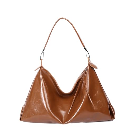 Image of Burgundy Purse Large Tote Bags for Women Hobo Bag Vegan Leather Tote Bag Aesthetics Bag