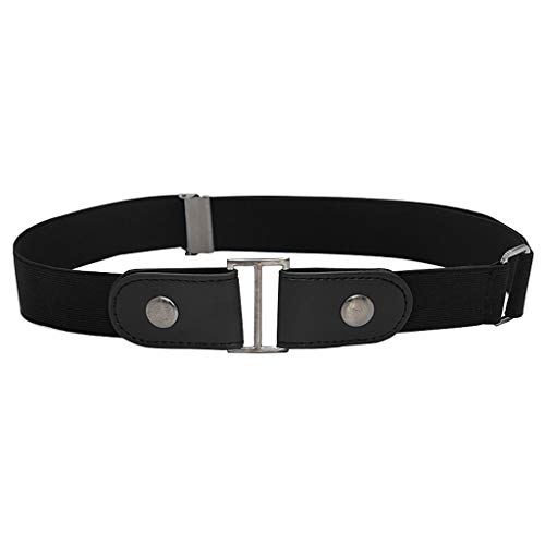 FAFAN 1Pièce Ceinture Extensible sans Boucle avec Boucles supplémentaires pour Femmes et Hommes, Ceinture élastique pour Pantalons Jeans Cover