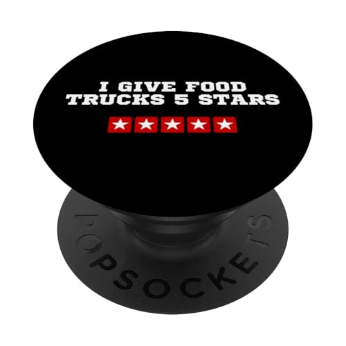 Doy camiones de comida 5 estrellas PopSockets PopGrip Intercambiable
