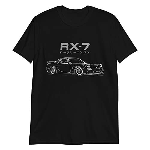 JG Infinite RX7 JDM Tuner RX-7 Drift T-Shirt Black