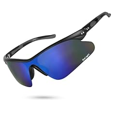 Matte Black / Blue Mirror