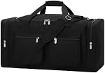 IFARADAY 55L Sac à bandoulière pour le voyage, 24 inch, Noir, Multi poche, Week-end de nuit Gym Sports Camping