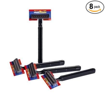 Gillette Presto Razor - Buy 3 Get 1 Free - Pack of 2 (8 Pc Total)