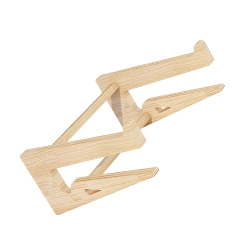 Base para laptop de madera ajustable Uonlytech miniatura 1