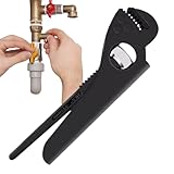 Wasserpumpenzange, Schlauchschlüssel mit V-Backe – Zange mit Anti-Rutsch-Klempnern, für...